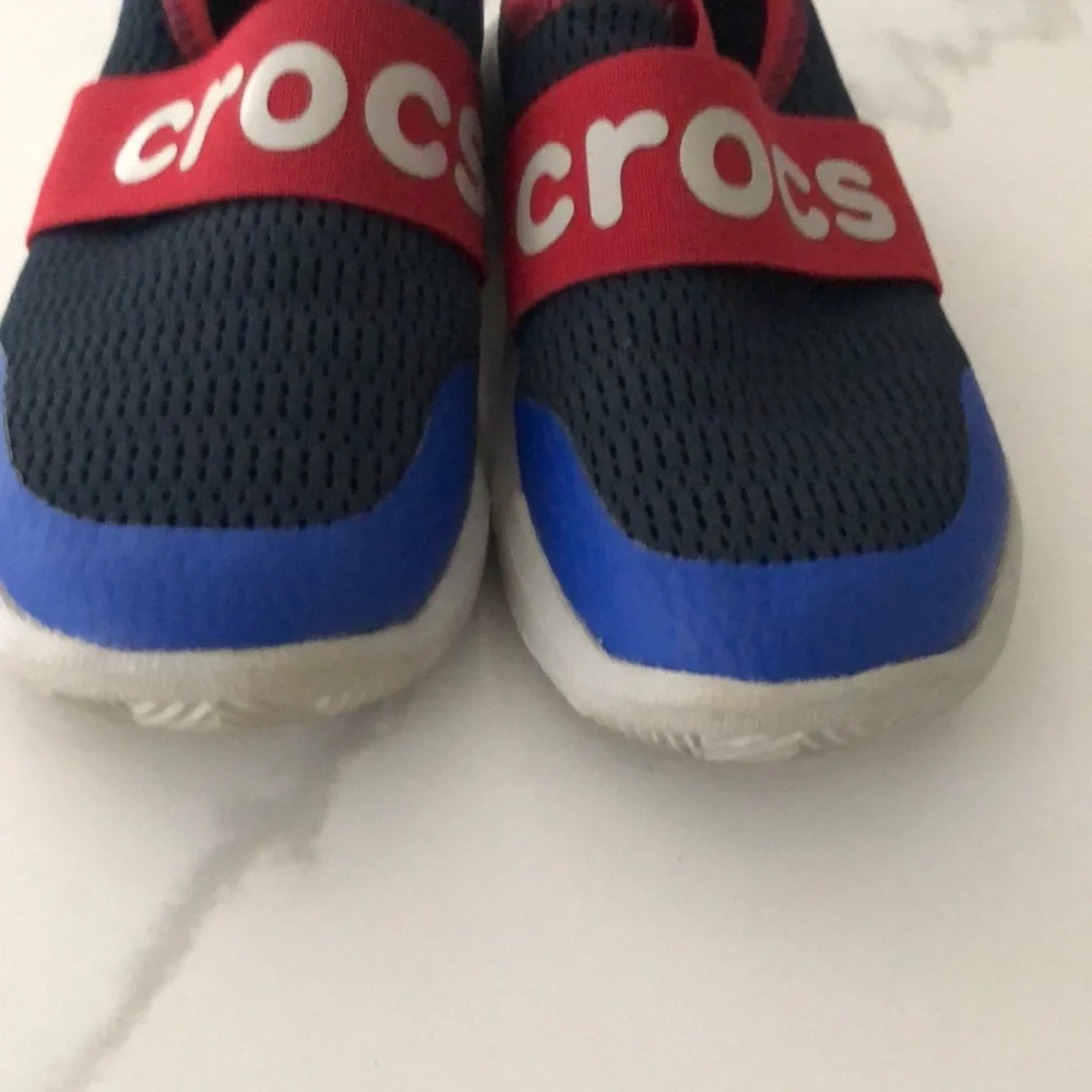 Crocs Kids Swiftwater Easy-On Logo Shoe Water Shoes Boys 10 unisex